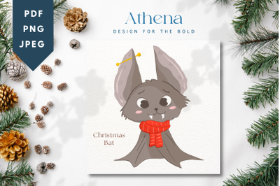 Christmas Bat | Cute Baby Animal