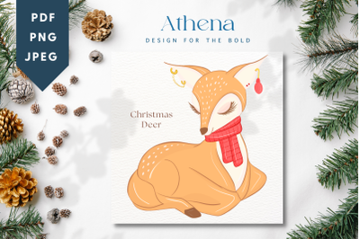 Christmas Deer | Cute Animal
