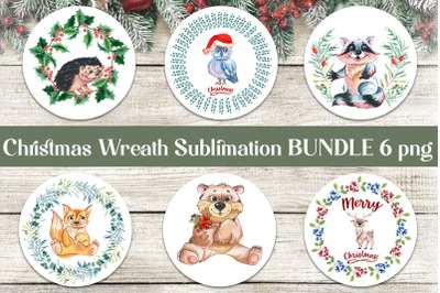 Watercolor Christmas Animal Clipart - Christmas Clip Art