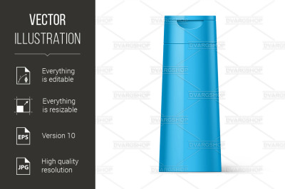 Plastic Bottle Shampoo Packaging