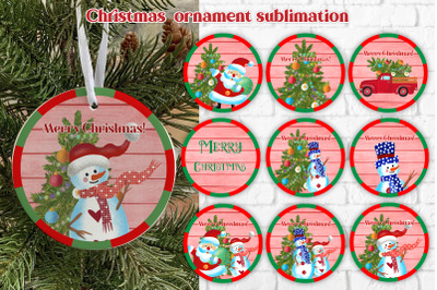 Christmas ornaments sublimation | Christmas ornament PNG