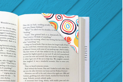 ITH Fabric Corner Bookmark | Applique Embroidery