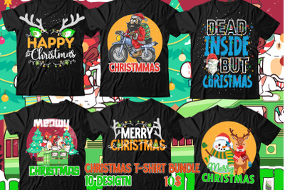 Christmas T-Shirt Bundle, Christmas Sublimation PNG