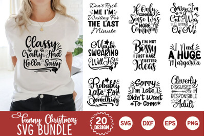 Funny Christmas SVG Bundle