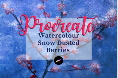 Procreate Watercolour Dusted Berries - 15 Brushes