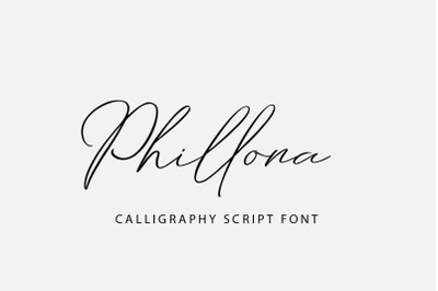 Phillona Handwritten Font