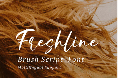 Freshline Script Font