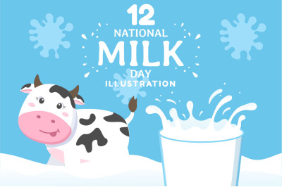 12 Happy Milk Day Illustration