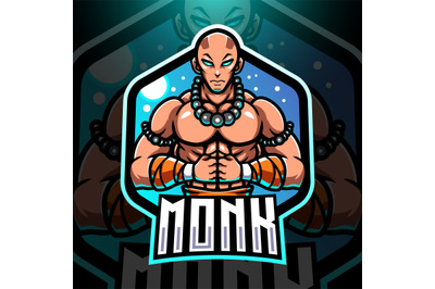Monk esport mascot logo design