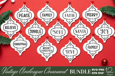 Vintage Arabesque Ornaments SVG Bundle