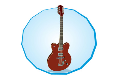 The guitar is a stringed musical instrument.