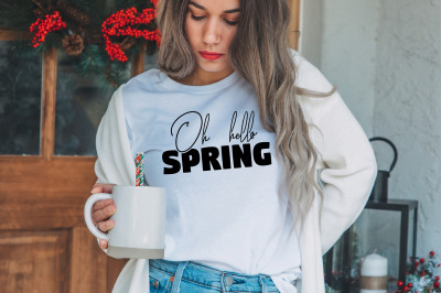 Oh hello spring svg