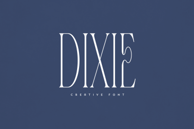 Dixie creative font
