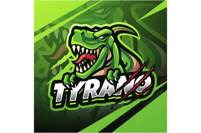 Tyrano esport mascot logo design