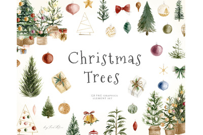 Christmas trees - Element set