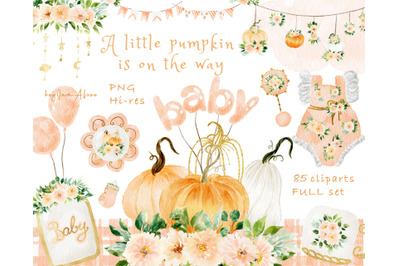 A little pumpkin is on the way - FULL set