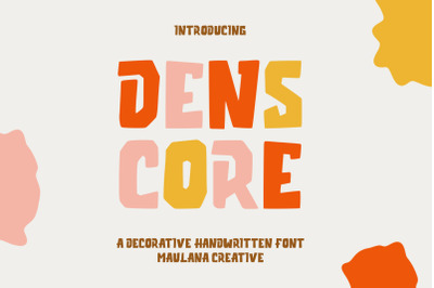 Denscore Decorative Handwritten Font