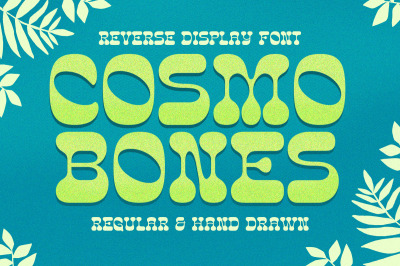 Cosmo Bones - Reverse Display Font