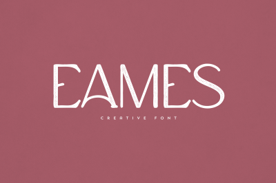 Eames creative font