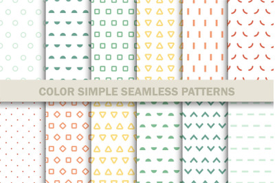 Colorful geometric funky patterns
