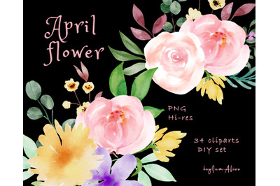 April Flower - ELEMENT set