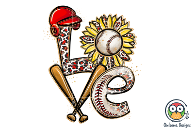 Baseball Love Sublimation PNG Designs