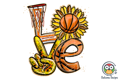 Basketball Love Sublimation PNG Designs