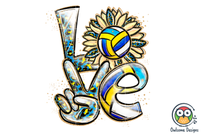 Volleyball Love Sublimation PNG Designs