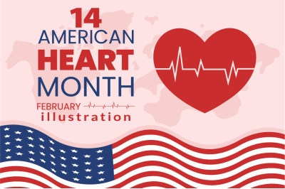 14 American Heart Month Illustration