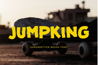 Jumpking - Handwritten Brush Font
