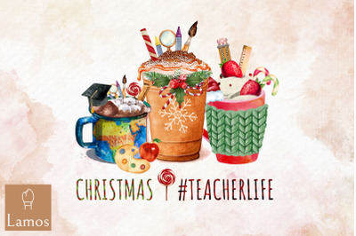 Christmas Teacher Life Cocoa Coffee