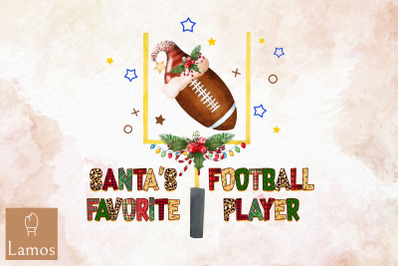 Santa&#039;s Favorite Football Player