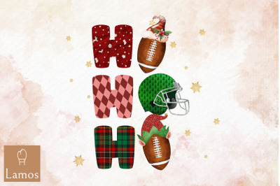 Ho Ho Ho Football Christmas