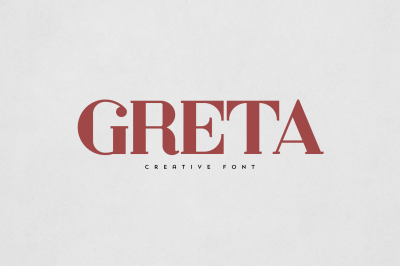 Greta creative font