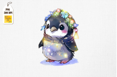 Super Cute Baby Penguin Christmas Lights