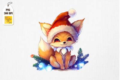 Super Cute Baby Fox Christmas Lights