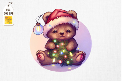 Super Cute Baby Bear Christmas Lights