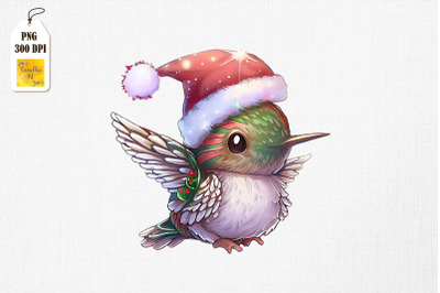 Super Cute Baby Hummingbird Christmas