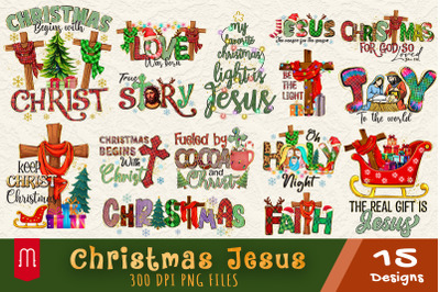 Christmas Jesus Sublimation Bundle