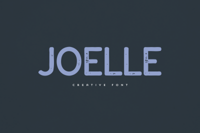 Joelle creative font