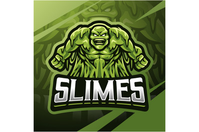 The slimes esport mascot logo