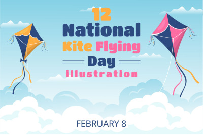 12 National Kite Flying Day Illustration