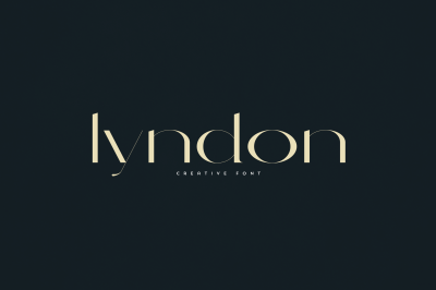 Lyndon creative font