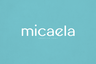 Micaela creative font