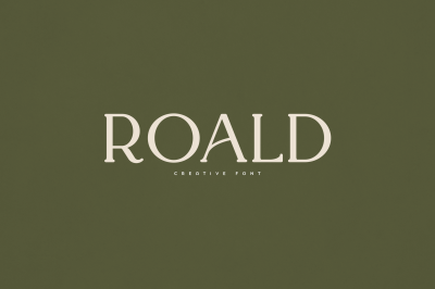 Roald creative font