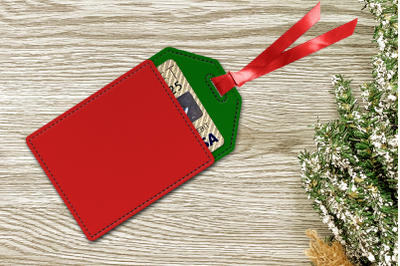 ITH Blank Gift Tag Gift Card Holder | Applique Embroidery