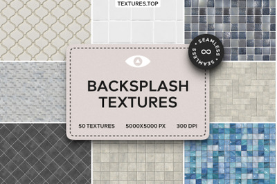 50 Seamless Backsplash Texture Pack