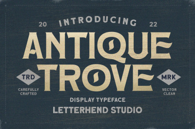 Antique Trove - Display Font