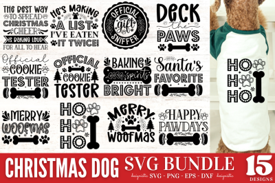 Christmas Dog SVG Bundle