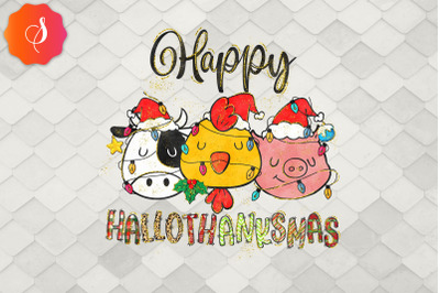 Happy Hallothanksmas Christmas Farmer